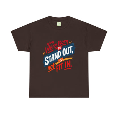 Enneagram 4 You Were Born to Stand Out Tee, Motivational Graphic Tshirt, Creative Souls Gift, Casual Wear, Unisex Tee