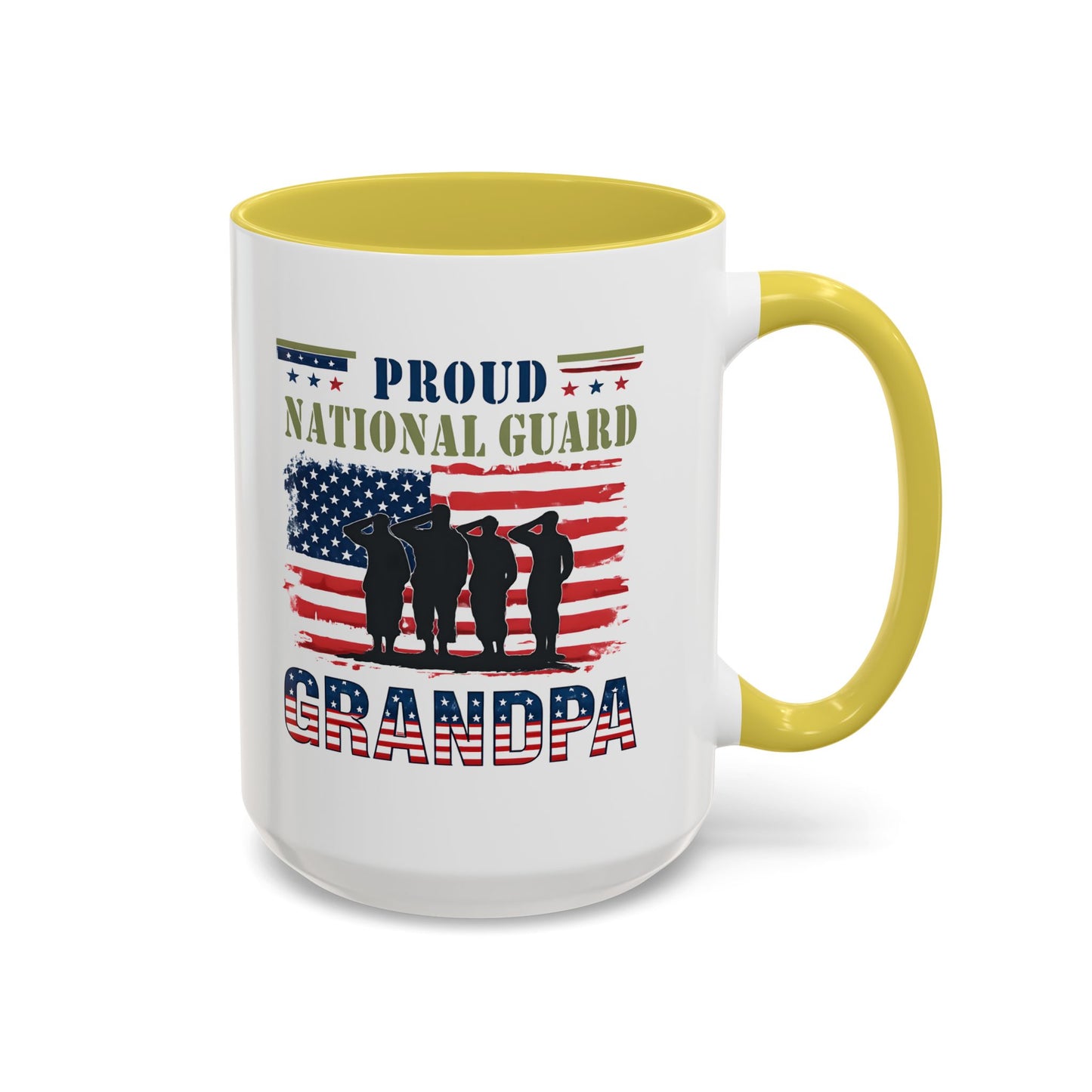 National Guard, Proud Grandpa Coffee Mug, Veteran Appreciation, Gift for Heroes, Military Family Gift