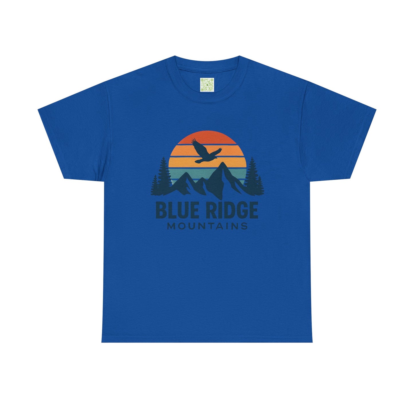 Blue Ridge Parkway Unisex Heavy Cotton Tee, Nature Lover Shirt, Blue Ridge Mountains, North Carolina Shirt, Camping Gift