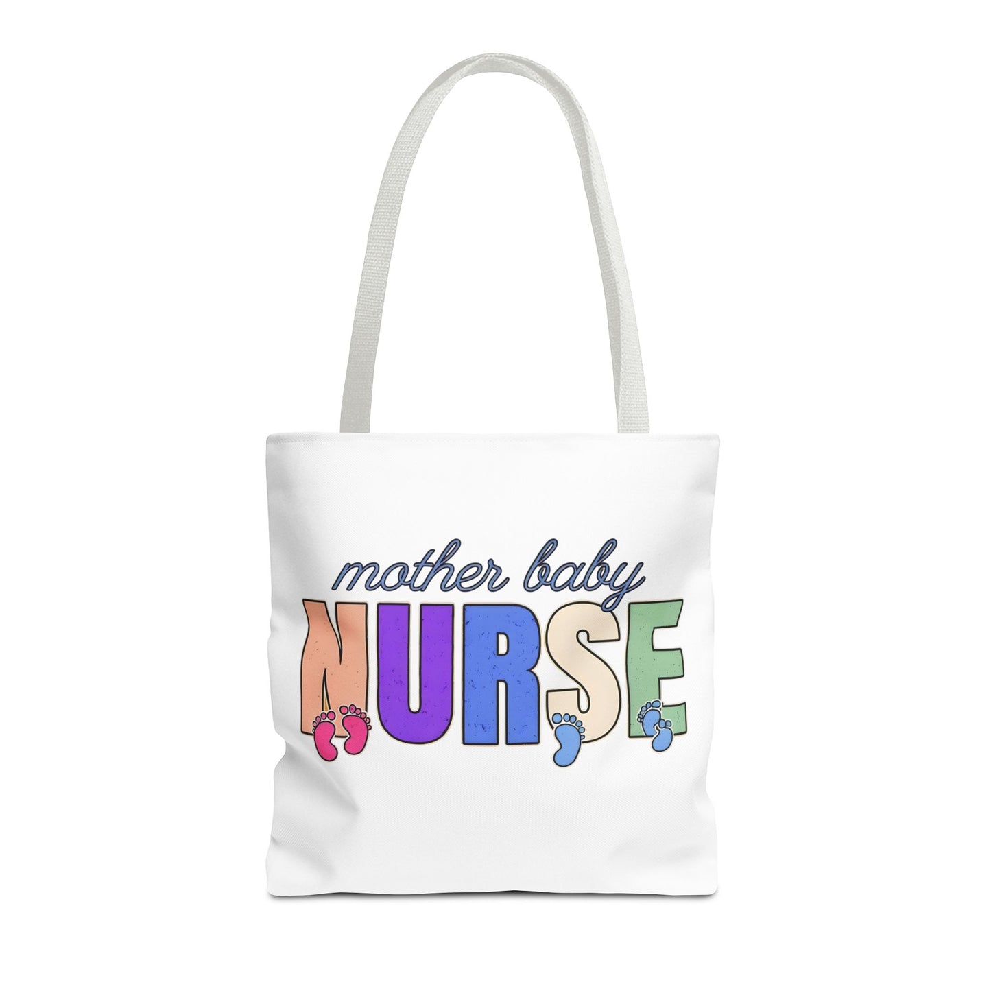 Postpartum Mother Baby Nurse Tote Bag, Nurse Appreciation, Cute Nurse Bag, Labor and Delivery, Midwife Gift