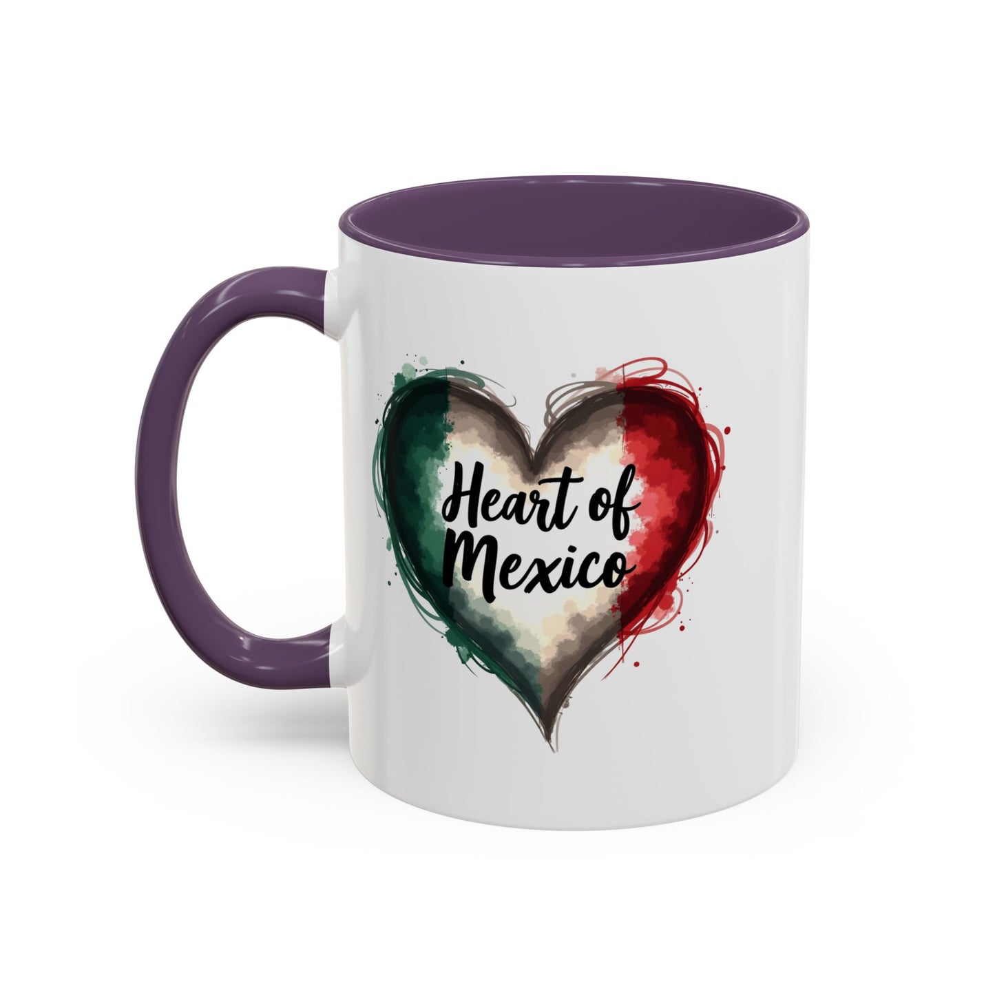 Heart of Mexico Coffee Mug, Hispanic Heritage Mug, Mexican Pride Gift, Immigrant Rights, Mexican Culture, Resistance Mug