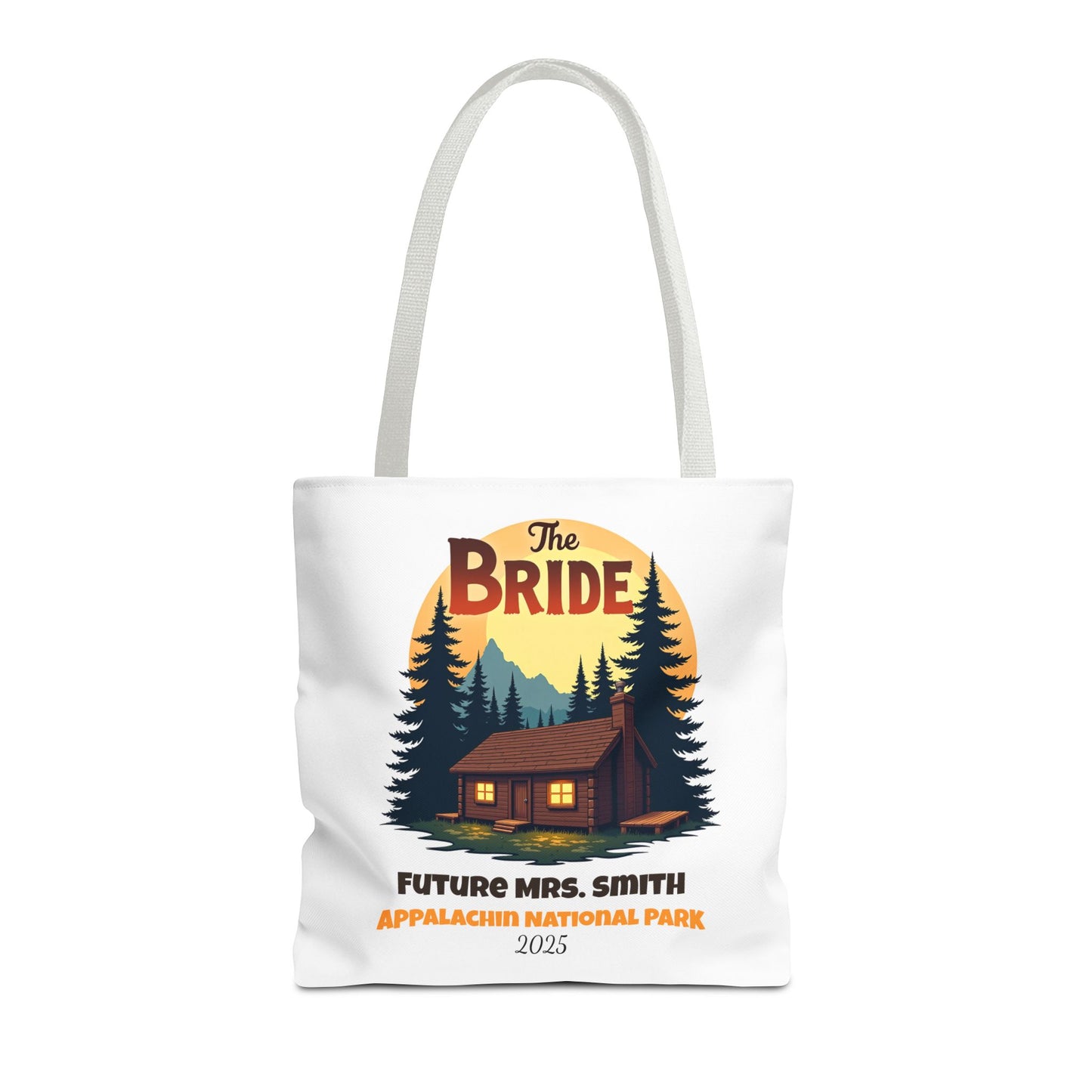 Camp Bride Tote Bag, Bride Beach Bag, Bridal Tote Bag, Camp Bachelorette, Bach Party Favors, Custom Beach Bag