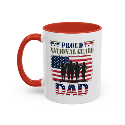 Proud National Guard Dad Coffee Mug, Army National Guard, Veteran Appreciation, Military Family Gift, Gift For Heroes