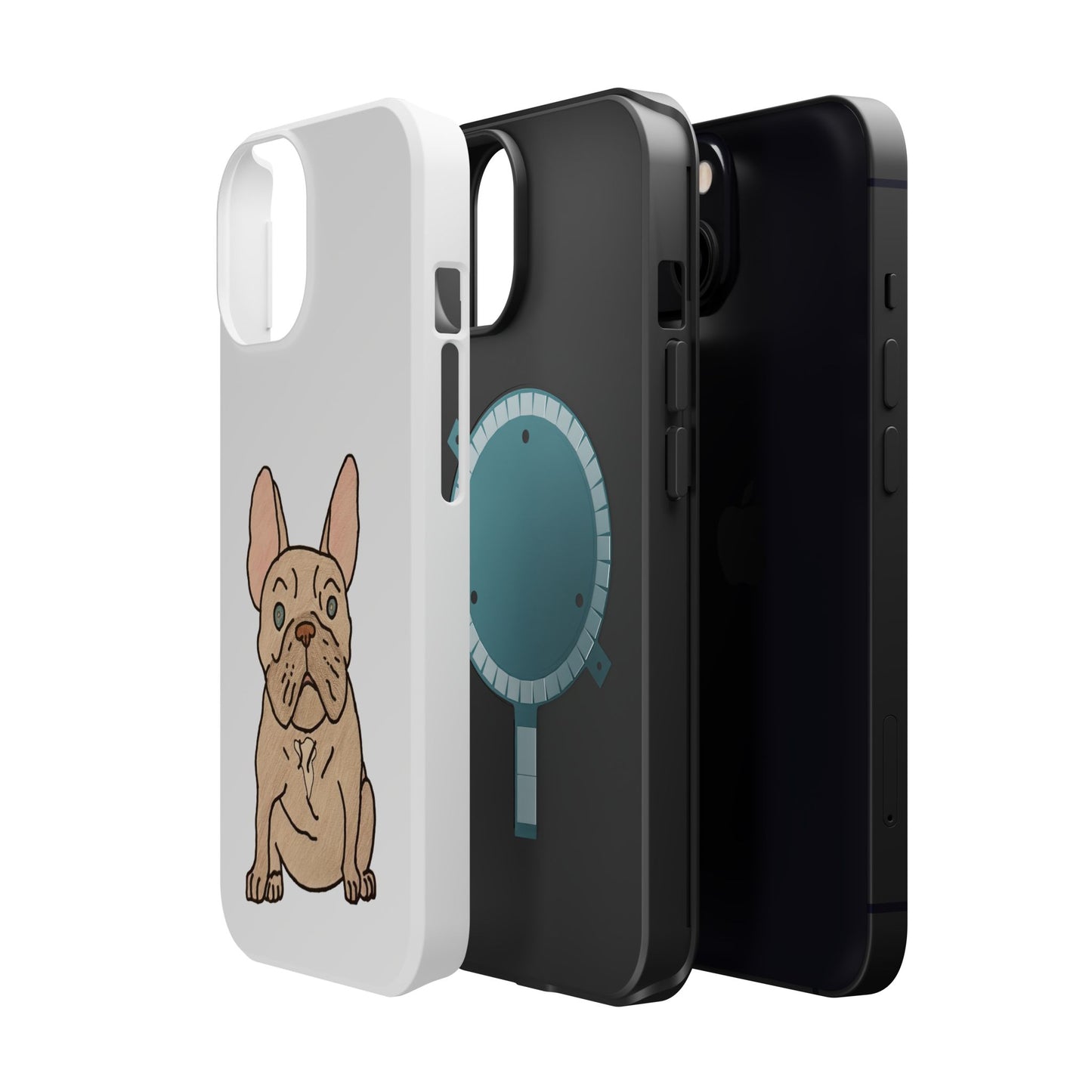French Bulldog Magnetic Tough Case, Cute Pet Phone Cover, Dog Lover Gift, MagSafe Phone Protector, Unique Phone Accessory