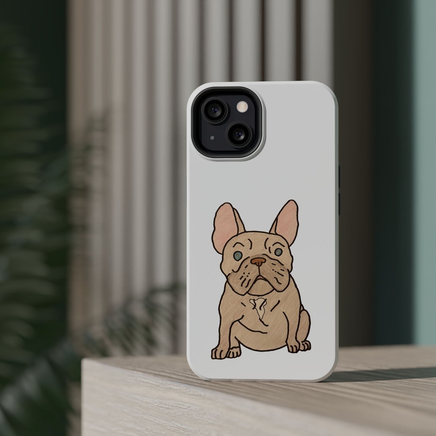 French Bulldog Magnetic Tough Case, Cute Pet Phone Cover, Dog Lover Gift, MagSafe Phone Protector, Unique Phone Accessory