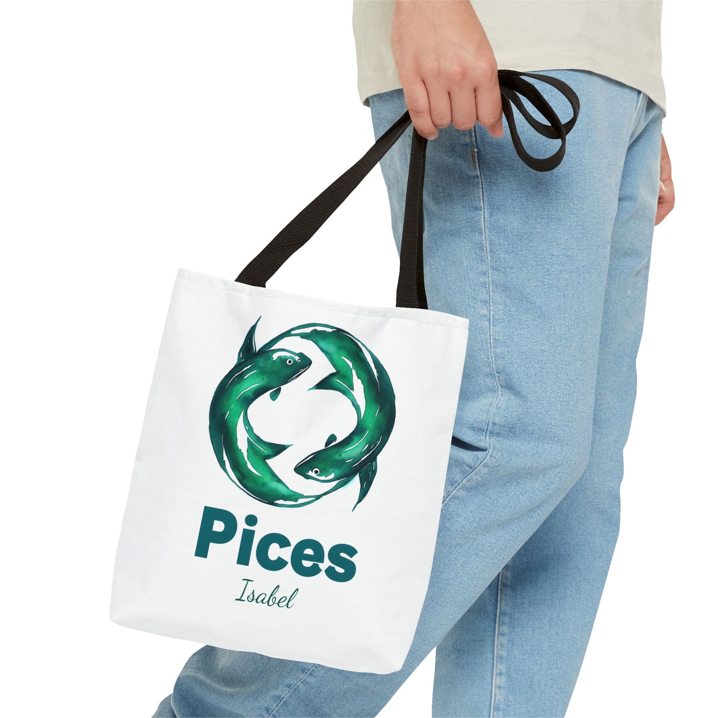 Pices Zodiac Personalized Tote Bag - Astrology Inspired, Gift for Taurus, Festival Tote, Astrology Lover's Bag, Horoscope Gift