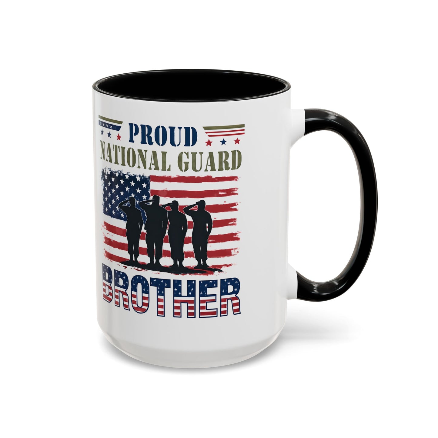 Proud National Guard Brother Coffee Mug, Veteran Appreciation Mug, Military Family Gift, Army Gifts, Tactical Gifts