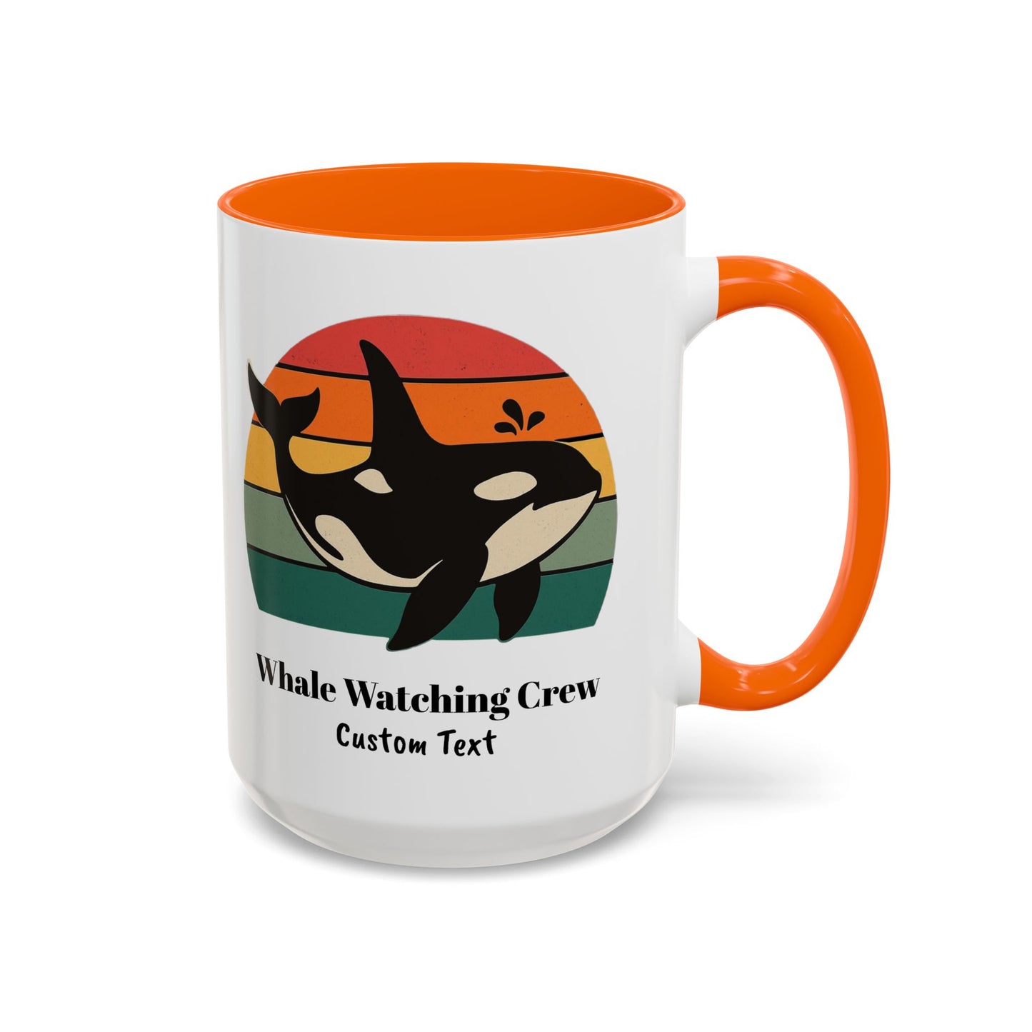 Personalized Orca Whale Coffee Mug, Whale Watching Mug, Whale Gifts, Alaskan Cruise, Blue Whale, Beluga Whale, Maui Excursion