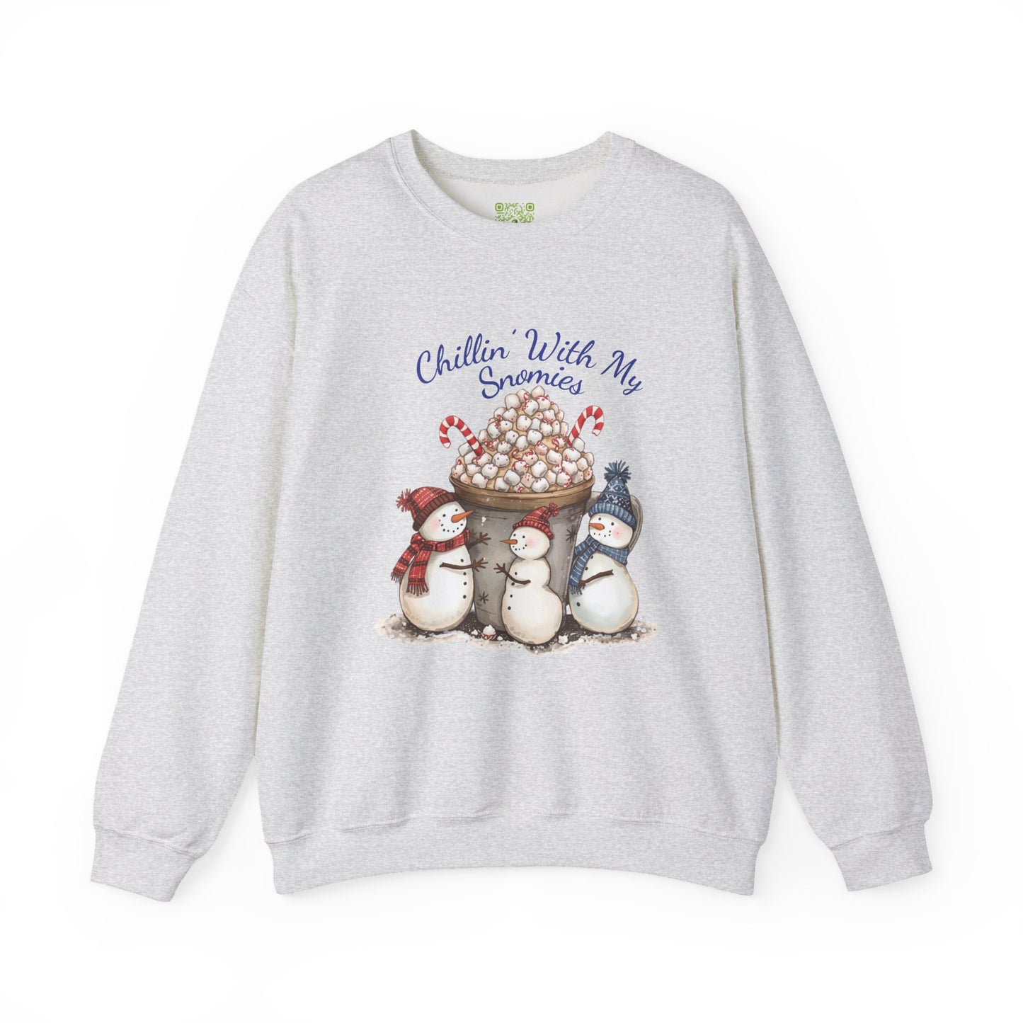 Chillin with my Snomies Sweatshirt, Snowman Apparel, Funny Snowman Shirt, Cute Snowman, Let It Snow, Snowman Lover Gift