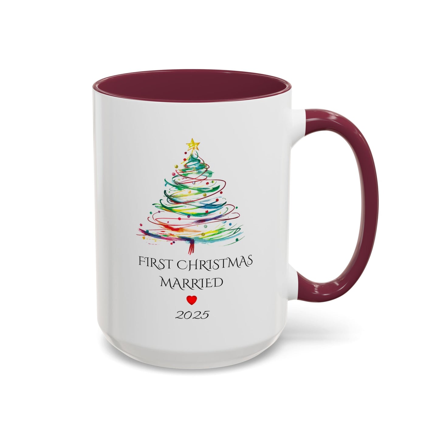 First Year Married Mug, Mr and Mrs Mug, Couple Mug, First Christmas Married, Just Married Gift, Newlywed Gift Ideas