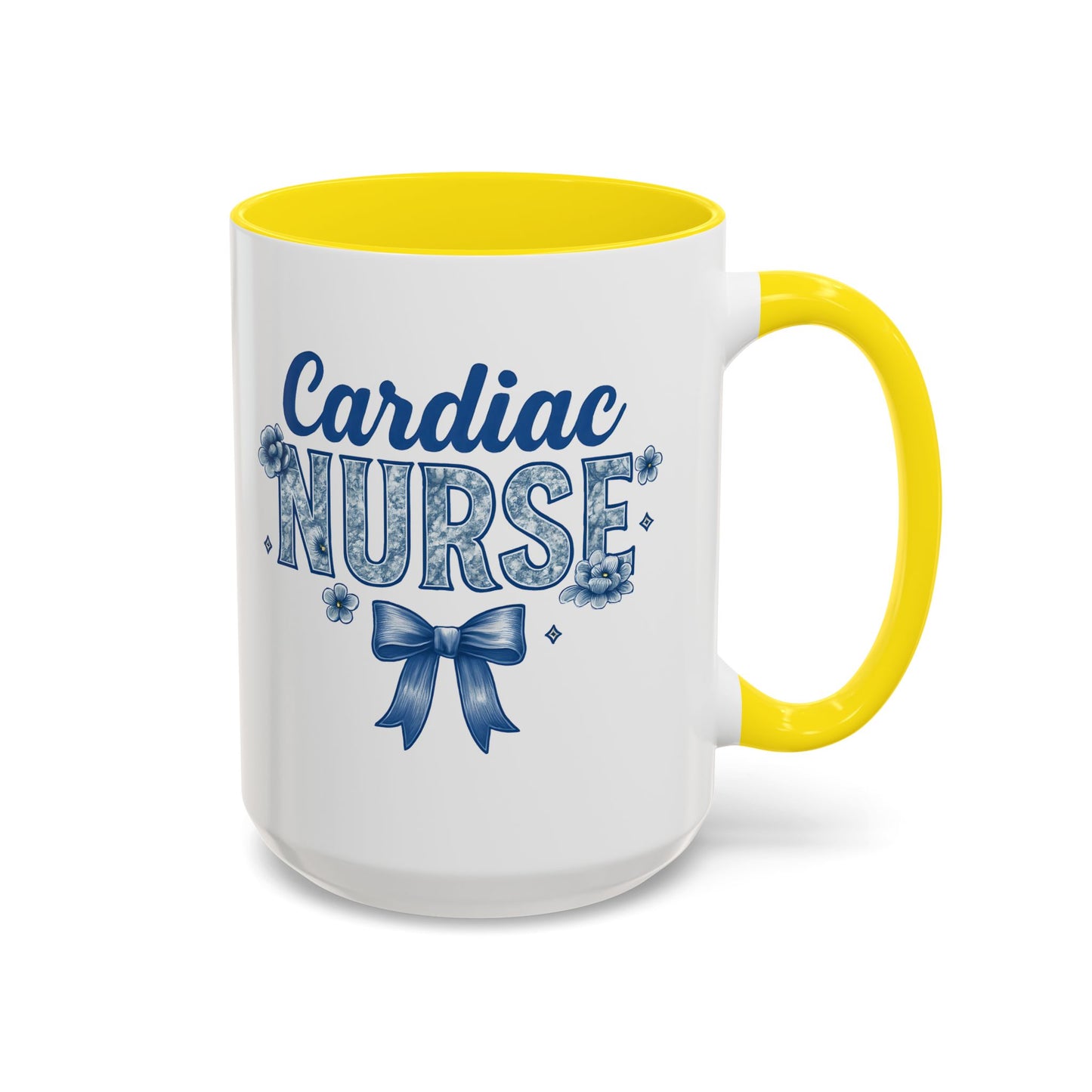 Chinoiserie Nurse Mug, Cardiac Nurse Mug, Cardiac ICU Mug, CVICU Nurse Mug, Cardiology Nurse Gift, Nurse Team Mug