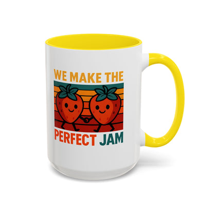 Humorous Strawberry Jam Coffee Mug, Summer Vibes Mug, Strawberry Mug, Food Humor Mug, Hilarious Mug, Gift Idea