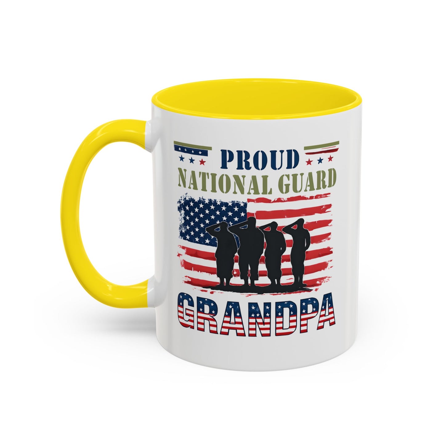 Proud National Guard Grandpa Coffee Mug, Army National Guard, Veteran Appreciation, Gift for Heroes, Military Family Gift