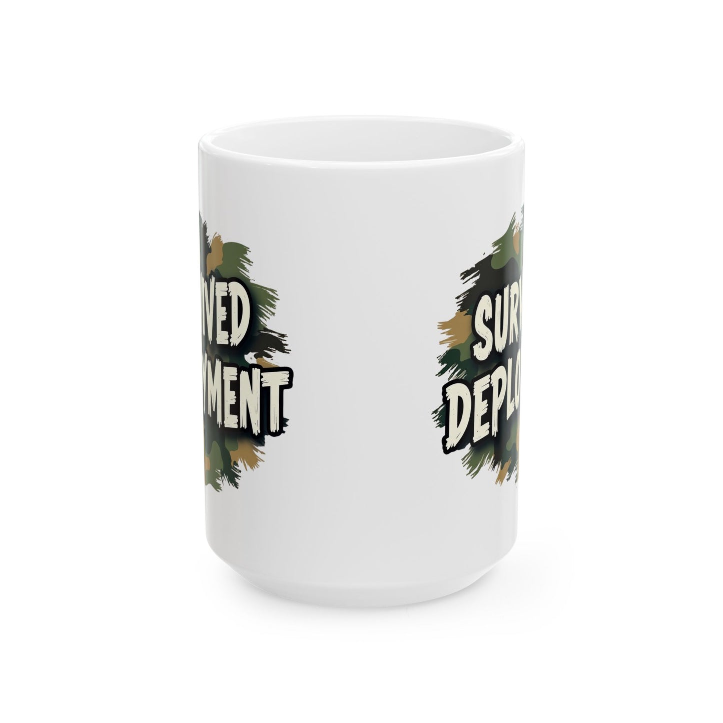 National Guard Survived Deployment Mug, Military Pride, Veteran Coffee Mug, Army National Guard Gift, Veteran Appreciation (11oz & 15oz)