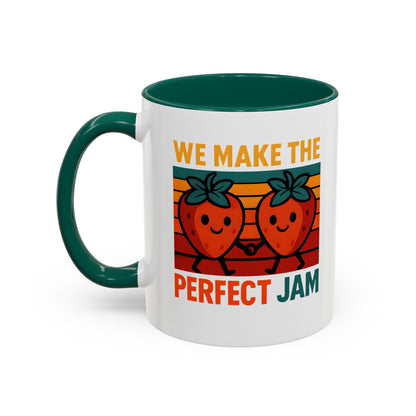Humorous Strawberry Jam Coffee Mug, Summer Vibes Mug, Strawberry Mug, Food Humor Mug, Hilarious Mug, Gift Idea