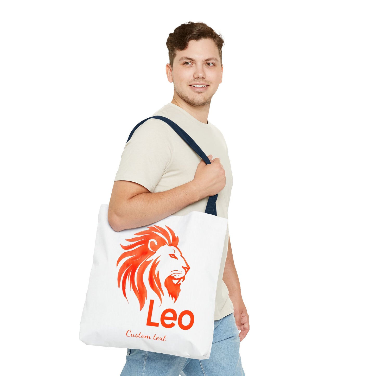 Leo Zodiac Personalized Tote Bag, Artistic Tote Bag, Astrology Lover, Trendy Tote Bag, Weekender, Aesthetic Tote