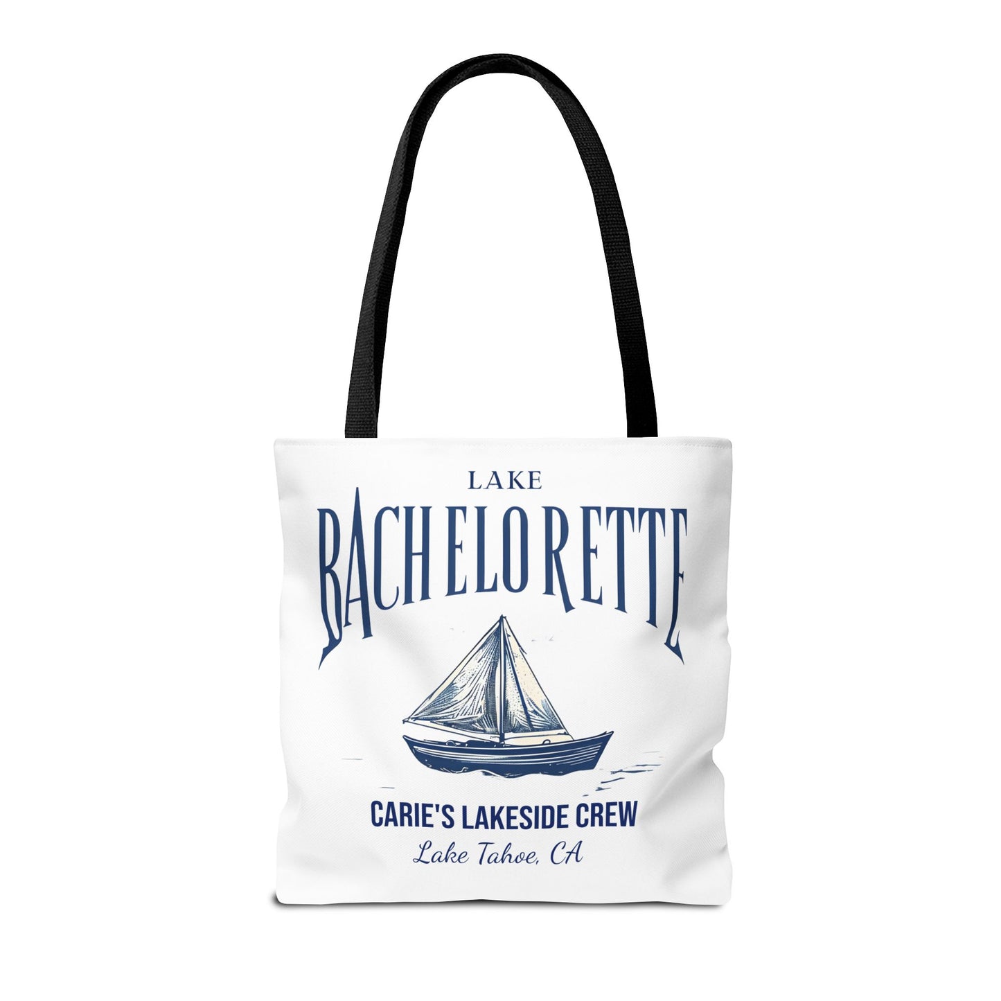 Let's Get Nauti Personalized Tote Bag, Bride Tote Bag, Bridesmaid Tote Bag, Hen Party Favors, Bride Tribe, Lake Bachelorette