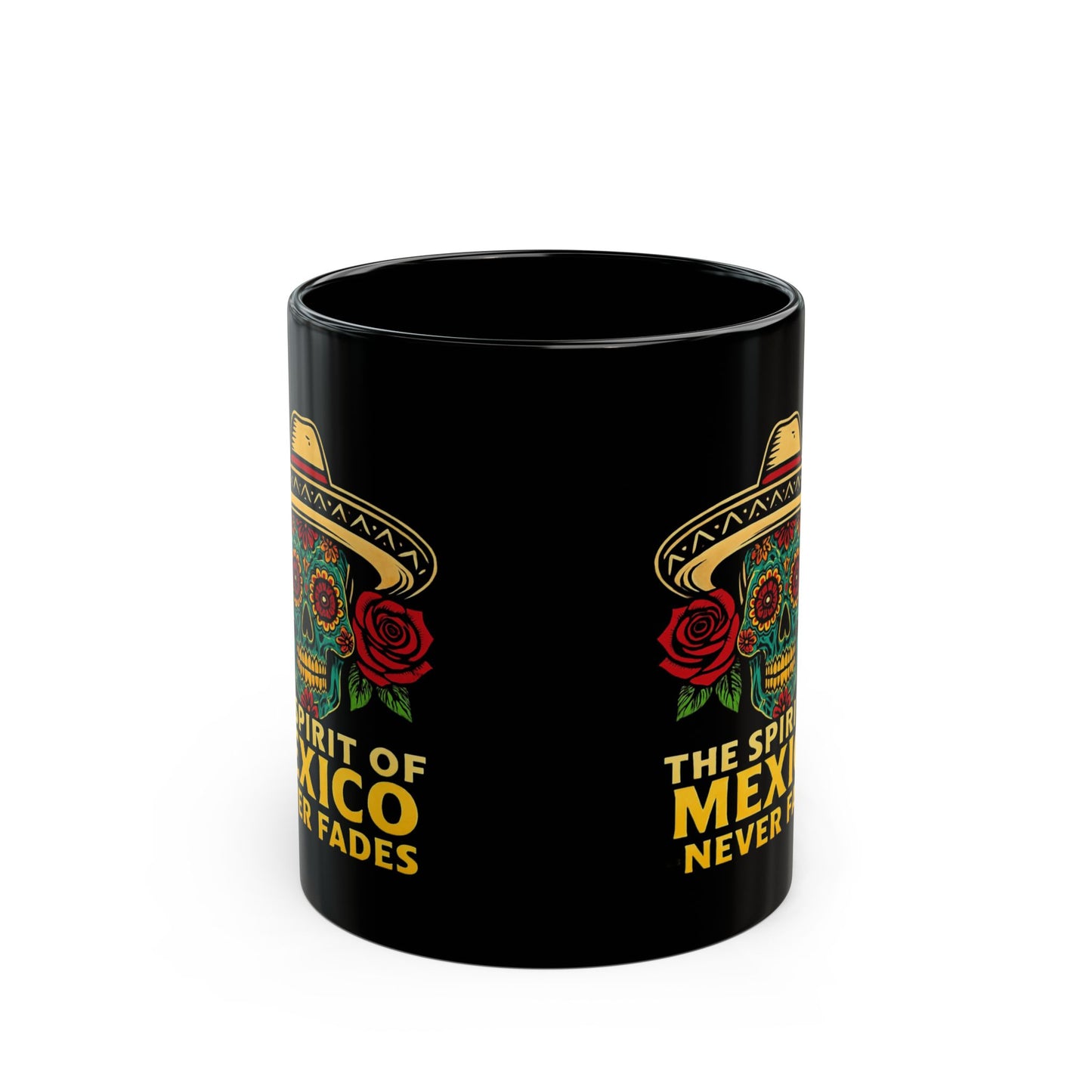 Mexican Spirit Day of the Dead Mug, Hispanic Heritage, Mexican Pride, Immigrant Rights, Mexican Culture, Brown Pride