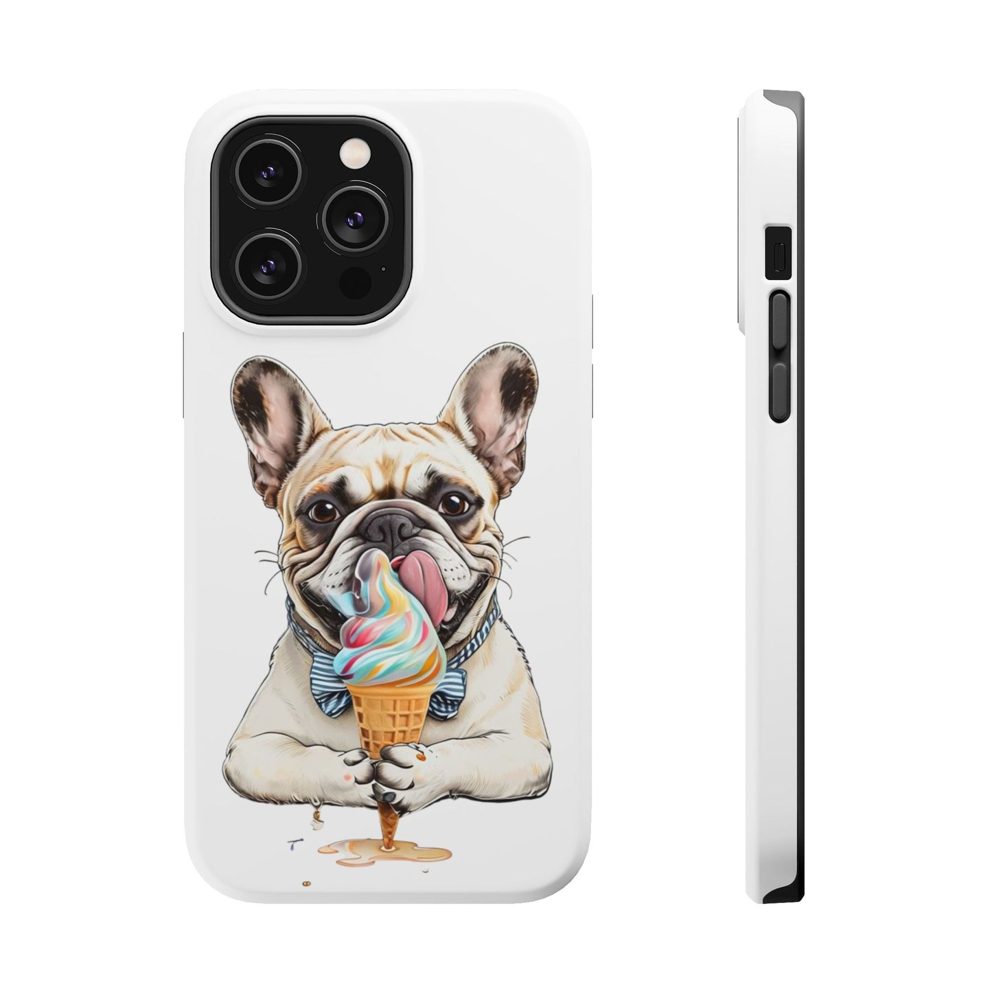 French Bulldog iPhone Case, Ice Cream Phone Case, Frenchie Mom Gift, Dog Phone Case, French Bulldog Lover Gift