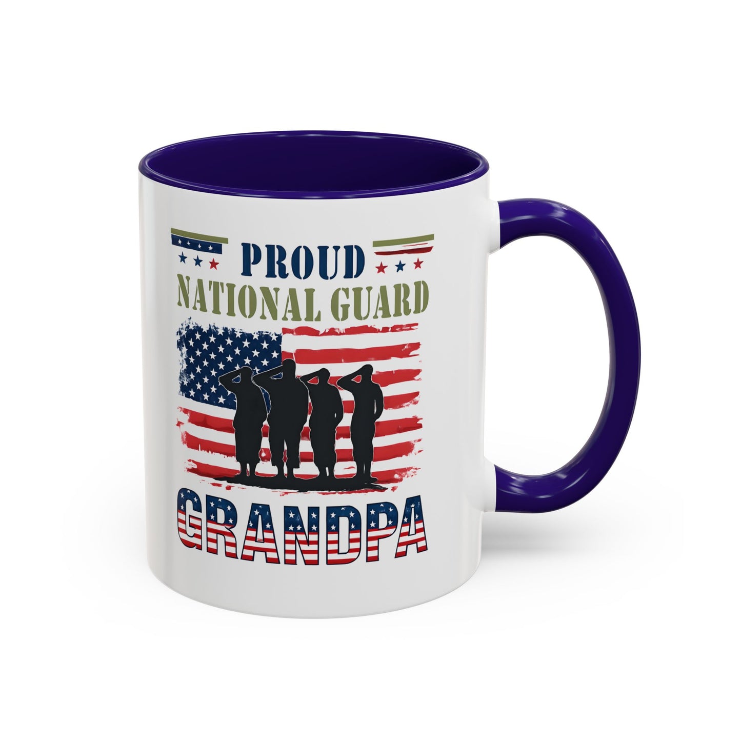 National Guard, Proud Grandpa Coffee Mug, Veteran Appreciation, Gift for Heroes, Military Family Gift