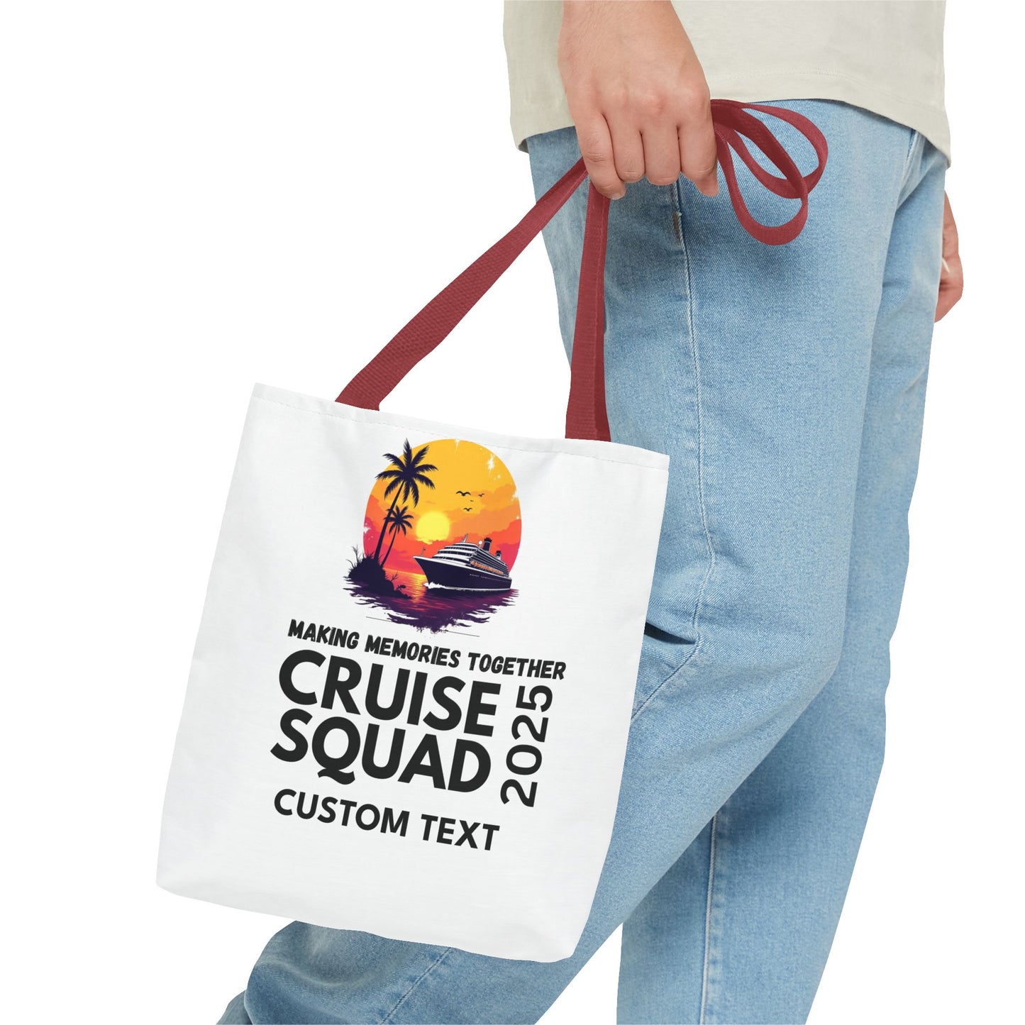 Personalized Cruise Squad Tote Bag, Family Cruise 2025, Matching Tote Bag, Vacation Tote, Family Vacation 2025, Cruise Bag