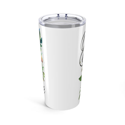 Best Mom Ever Tumbler 20oz, Floral Travel Mug, Mother's Day Gift, Mom Gift Idea