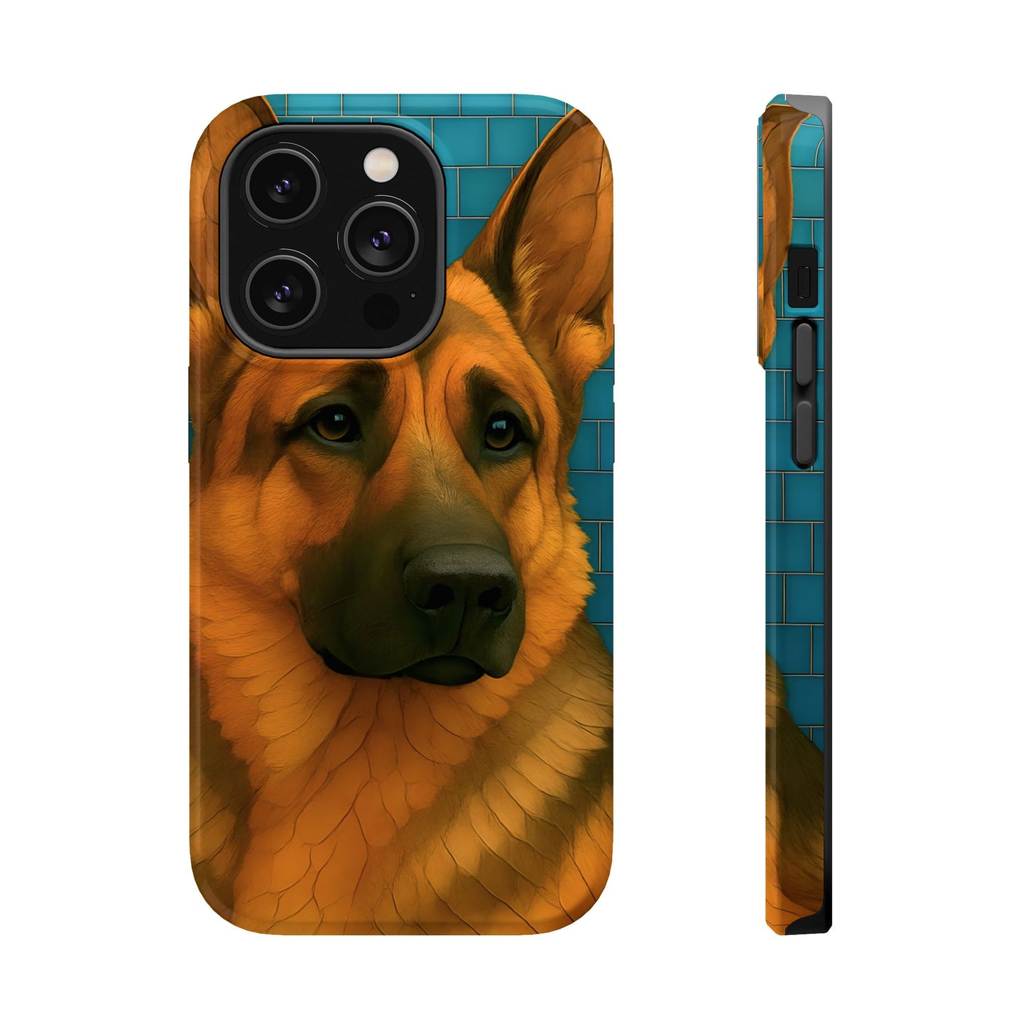 German Shepherd Mosaic Phone Case, German Shepherd Mom Gift, Dog Phone Case, Pet Gift, Dog Lover Present, iPhone Dog Case