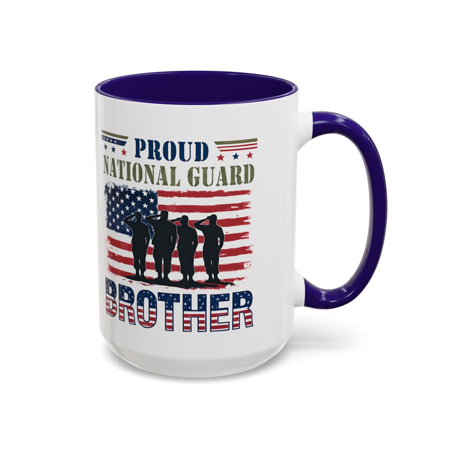 National Guard, Proud Brother Coffee Mug, Veteran Appreciation Mug, Military Family Gift, Army Gifts, Tactical Gifts