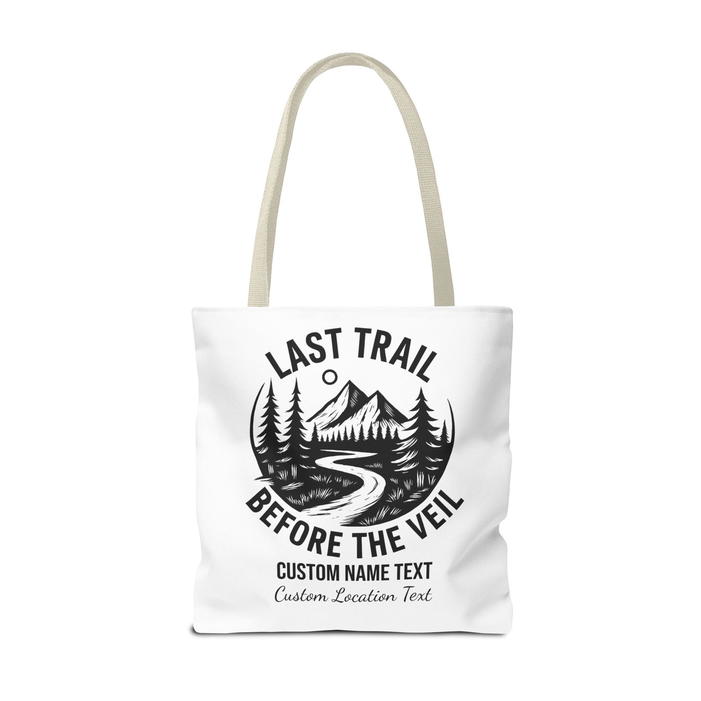 Bachelorette Last Trail Before the Veil Tote, Bride Tote Bag, Bridesmaid Tote Bags, Hen Party Favors, Bride Squad