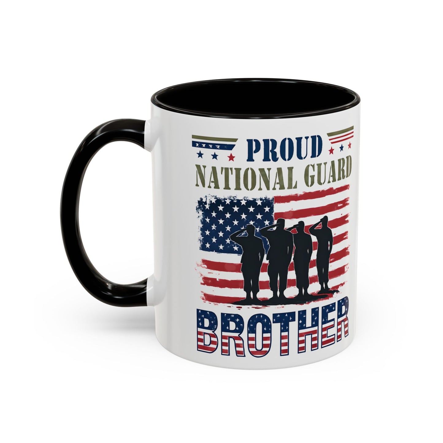 National Guard, Proud Brother Coffee Mug, Veteran Appreciation Mug, Military Family Gift, Army Gifts, Tactical Gifts