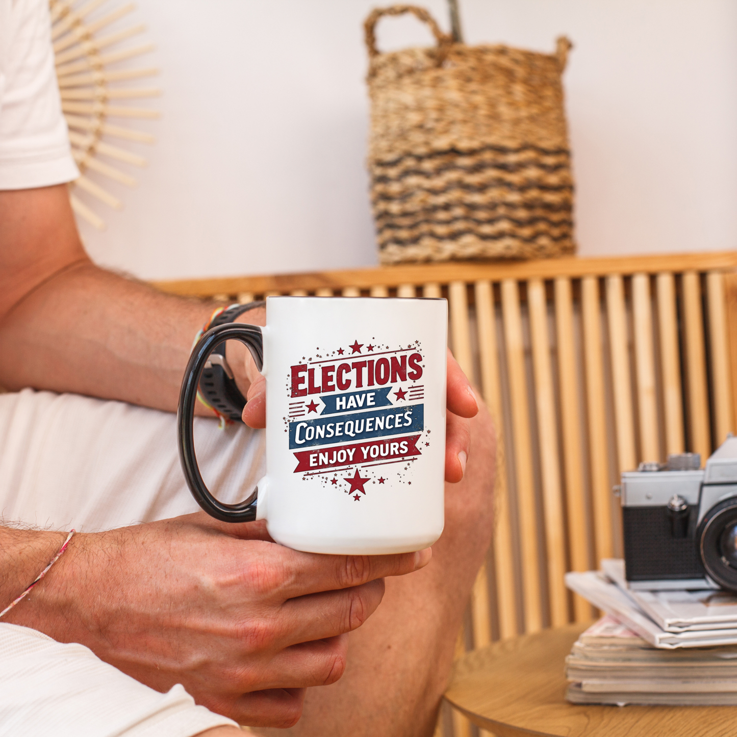 Election Have Consequences Mug, Project 2025, Anti Trump Mug, Patriot Mug, Resist, Political Mug, Freedom Gift