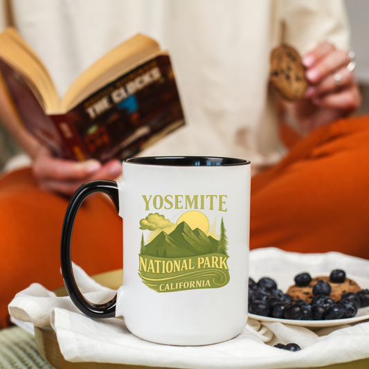 Yosemite National Park Accent Mug, Yosemite Gift, Yosemite Travel Gift, California Trip, Granola Girl Gift