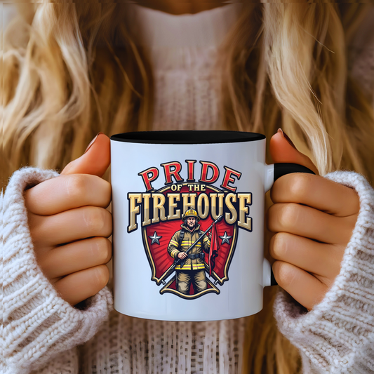 Firefighter Pride Mug, Firewoman Gift, Fireman Gift, Fire Rescue Mug, Firefighter Gift, Thin Red Line, First Responder Gift