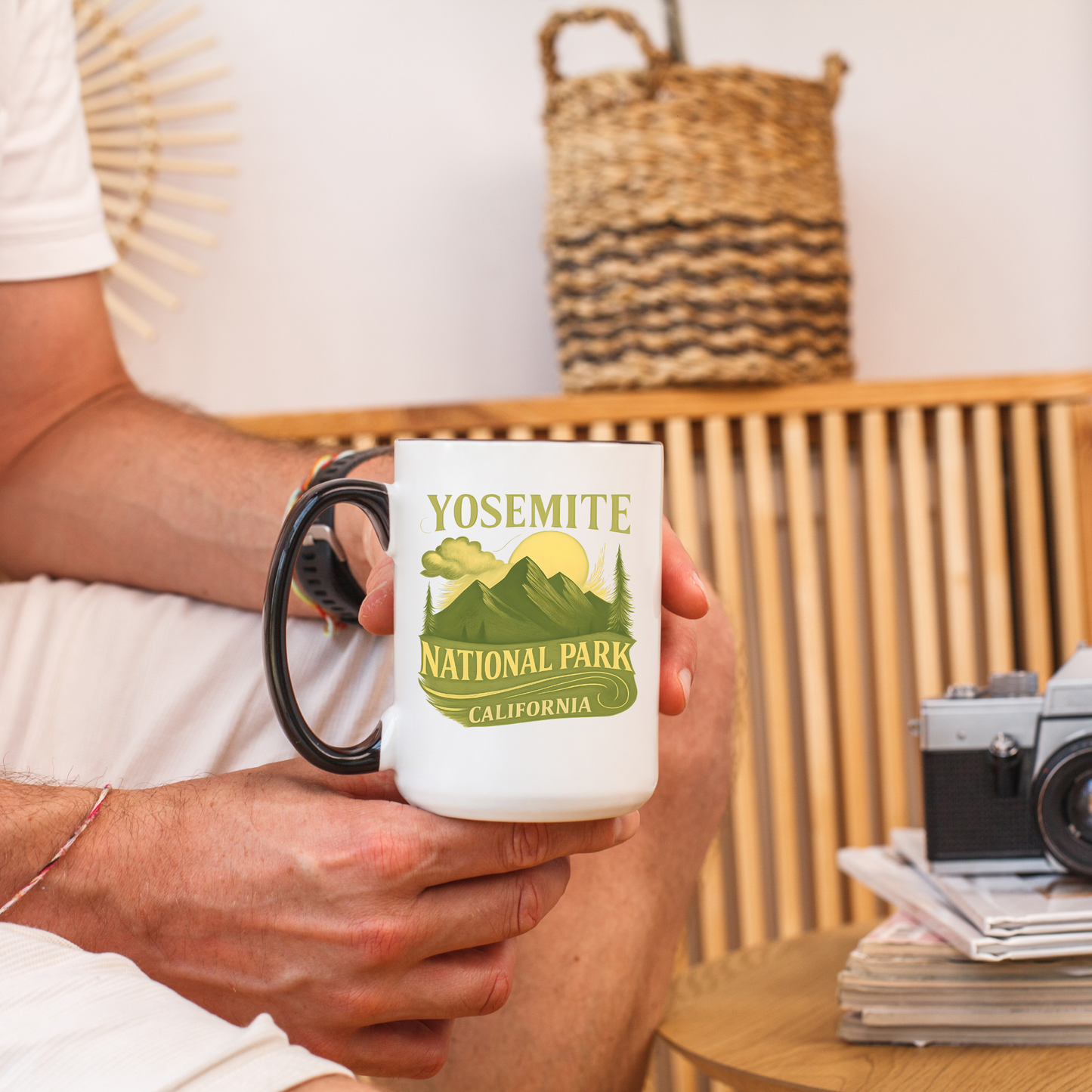 Yosemite National Park Accent Mug, Yosemite Gift, Yosemite Travel Gift, California Trip, Granola Girl Gift