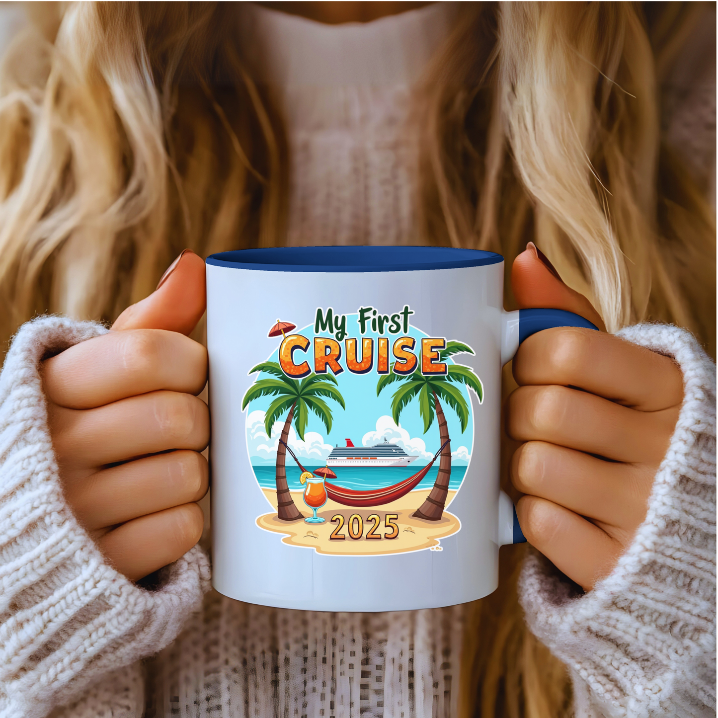 My First Cruise Coffee Mug, Royal Caribbean Mug, Cruise Gift, Cruise Ship Mug, Disney Cruise Line, Travel Mode