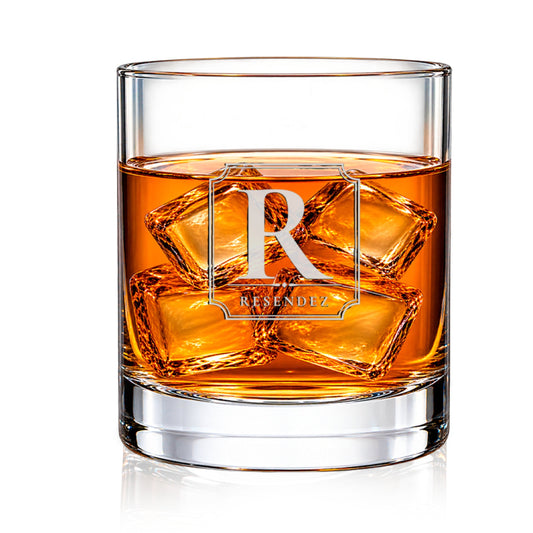 Legacy Initial personalized engraved whiskey glass set, image 2