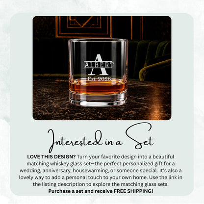 Signature Reserve personalized engraved whiskey glass — image 5