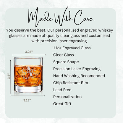 Signature Reserve personalized engraved whiskey glass — image 10