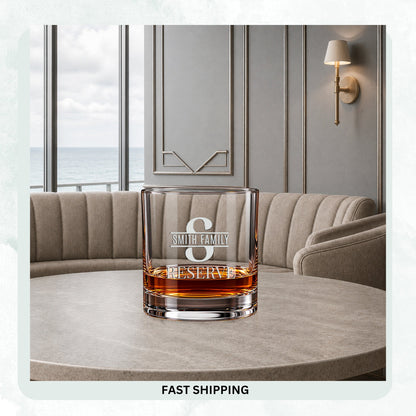 Private Reserve personalized engraved whiskey glass — image 4