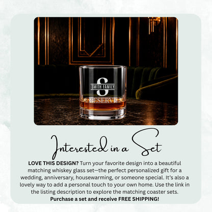 Private Reserve personalized engraved whiskey glass — image 8