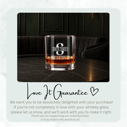 Private Reserve personalized engraved whiskey glass set, image 11