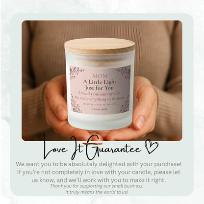 Mother’s Day Gift personalized frosted candle design – product image page 06