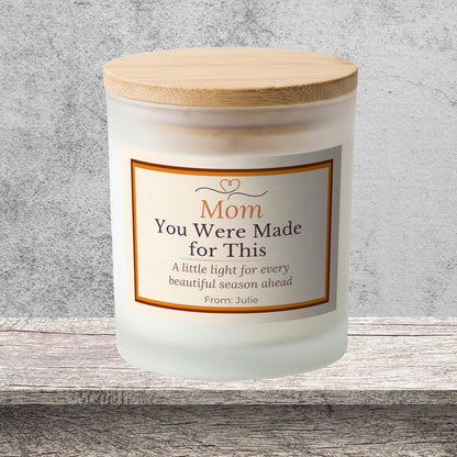 Mom from Son personalized frosted candle design – product image page 13