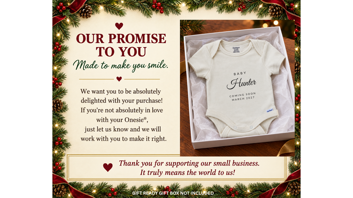 Personalized Announcement Baby Coming Soon personalized baby announcement onesie