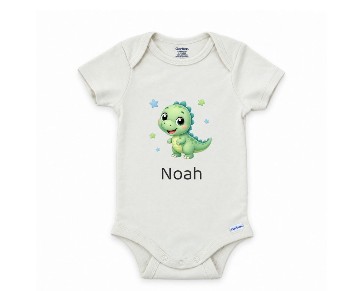 DESIGN B - Noah green dinosaur