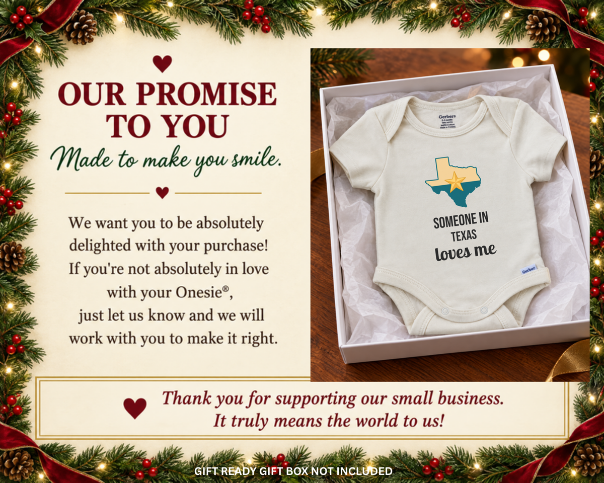 Someone In Colorado Loves Me personalized baby bodysuit