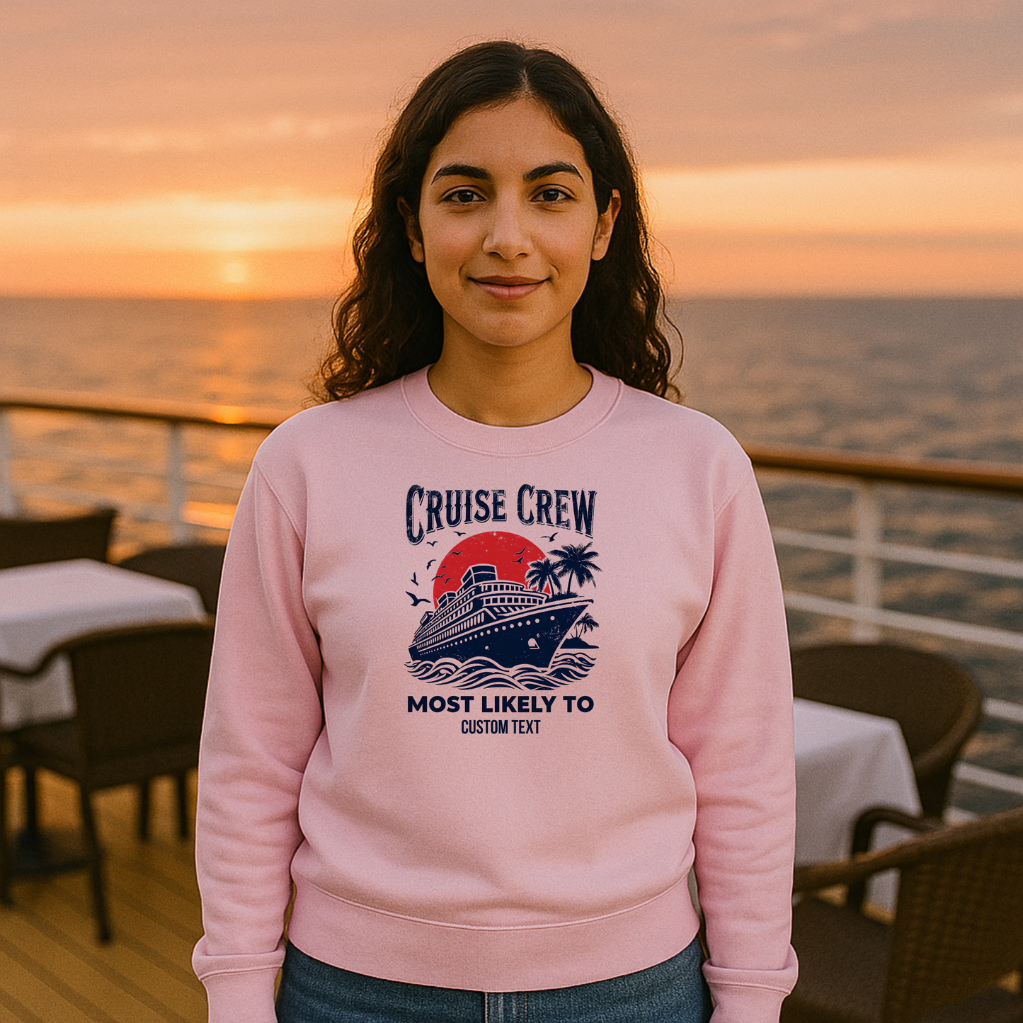 Custom Cruise Crew Unisex Sweatshirt, Cruise Mose Likely to, Cruise Shirts, Group Cruise Shirt, Birthday Cruise Sweatshirt, Family Cruise Sweatshirt