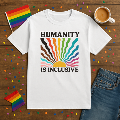 Pride Month Shirt, Humanity is Inclusive Tee, Bisexual Shirt, Transgender Tee, Queer Shirt, LGBT Shirt, Pridemonth, Gay Pride