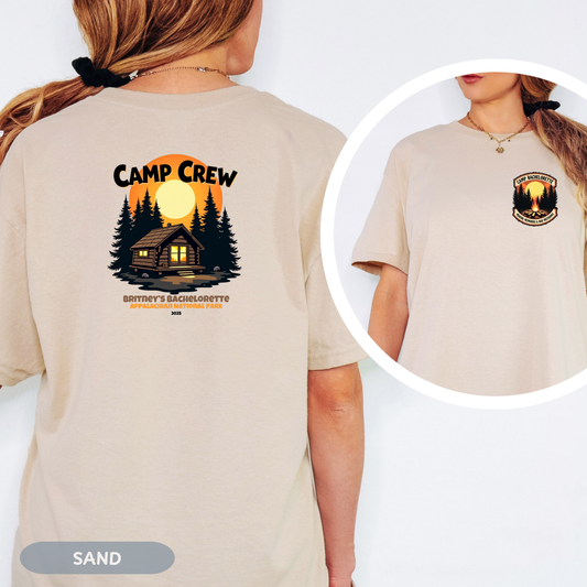 Camp Bachelorette Camp Crew Shirt, Hen Party Favors, Camp Bach, Custom Camp Shirt, Girls Trip Gifts, Bride Squad