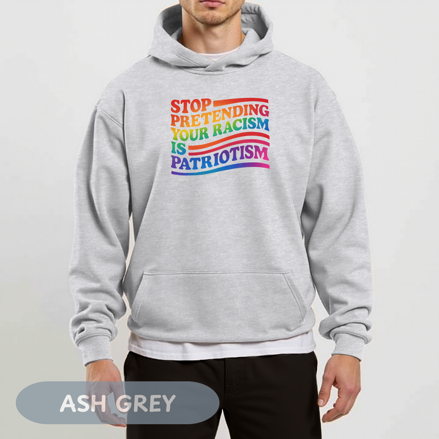 Pride Month Unisex Hooded Hoodie, Pride Month Hoodie, Stop Racism Hoodie, LGBT Hoodie, Queer Hoodie, Bisexual Pride